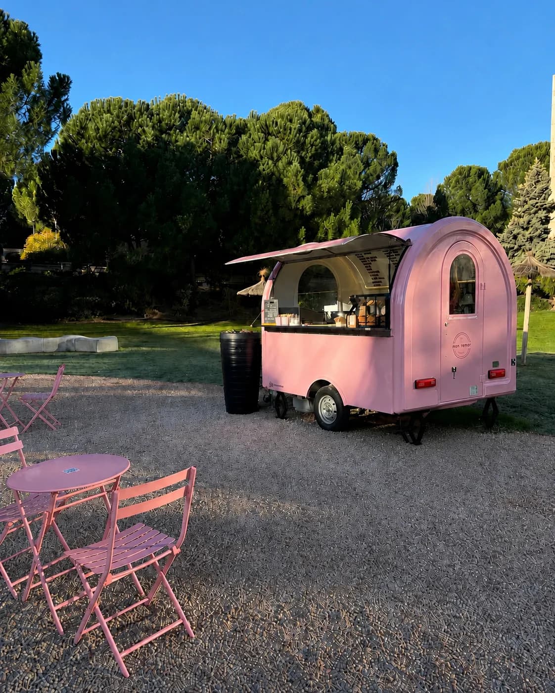 Foodtruck rosa de Mon Crêpe